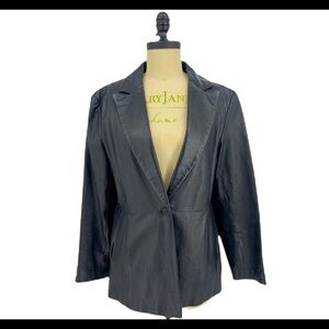 Vintage Colebrook Fitted Leather coat/jacket SZ L